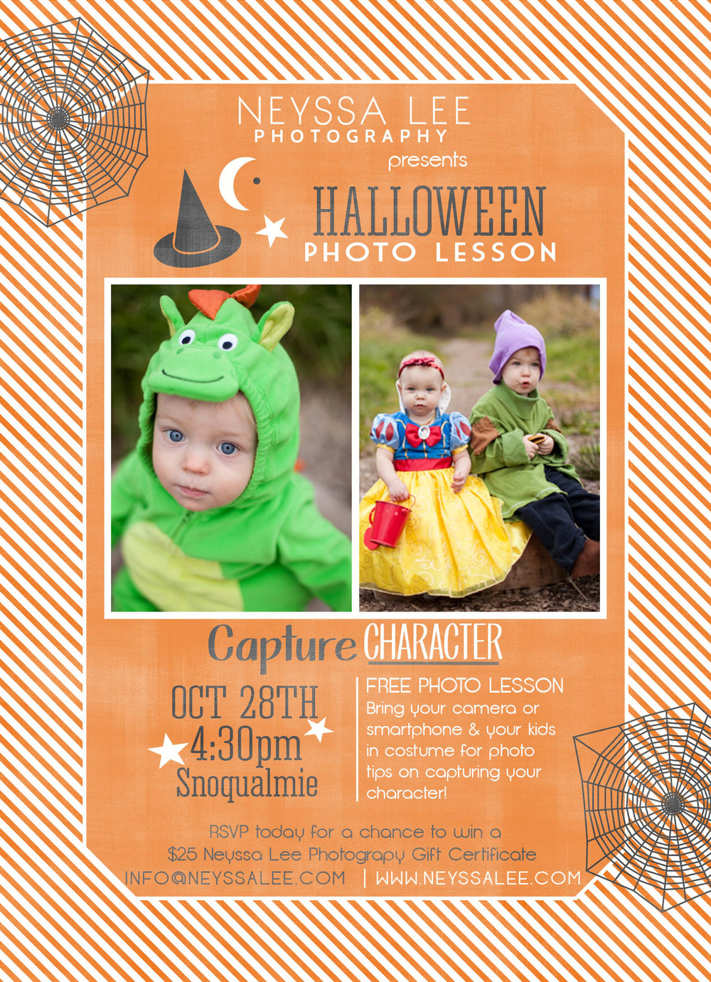 Halloween Photo Event, Costume Photo Tips