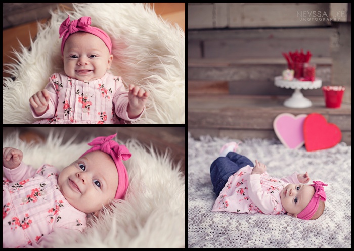 Photos of Little Valentines, Valentines Mini Session, Baby Girl