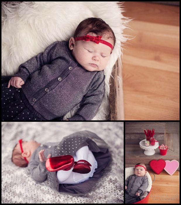 Photos of Little Valentines, Valentines Mini Session, Baby Girl, 