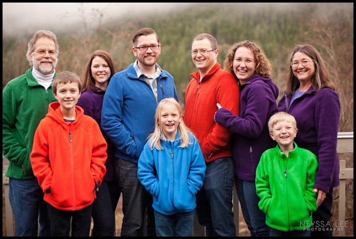 Pacific Northwest Extended Family Photos