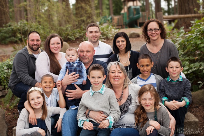 Photographing Family, Photos of extended family, large group photography