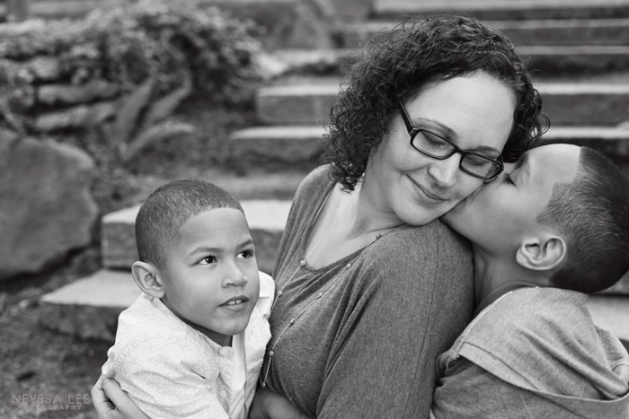 Photographing Family, Photo of mother and her sons, boys, sweet photography