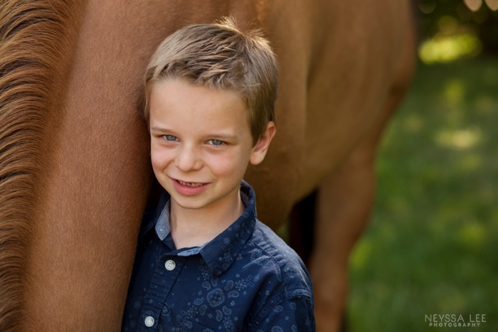 photos with horses, north bend family photography,