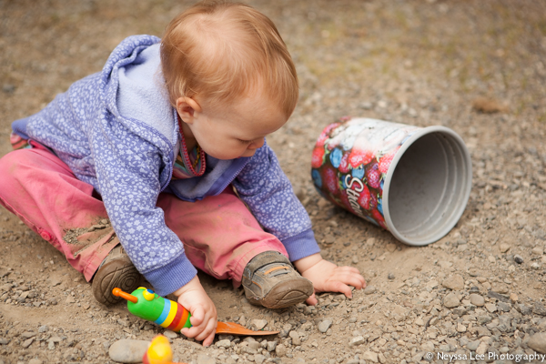 Toddler Playing in Dirt, Photographing Every Day Moments