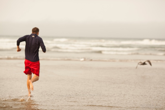 Out of Focus, Summer Photo Challenge, Running on Beach