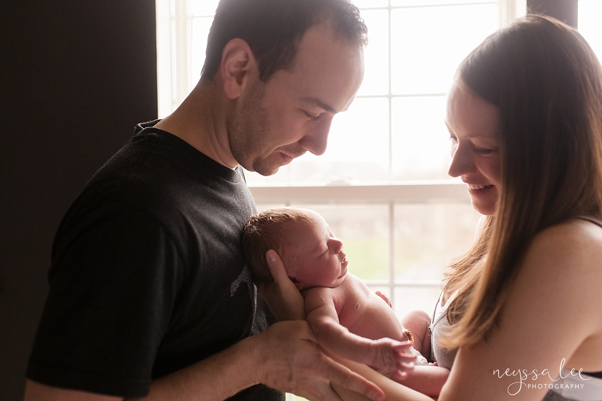 Family of 5, newborn baby girl, Snoqualmie Newborn Photographer