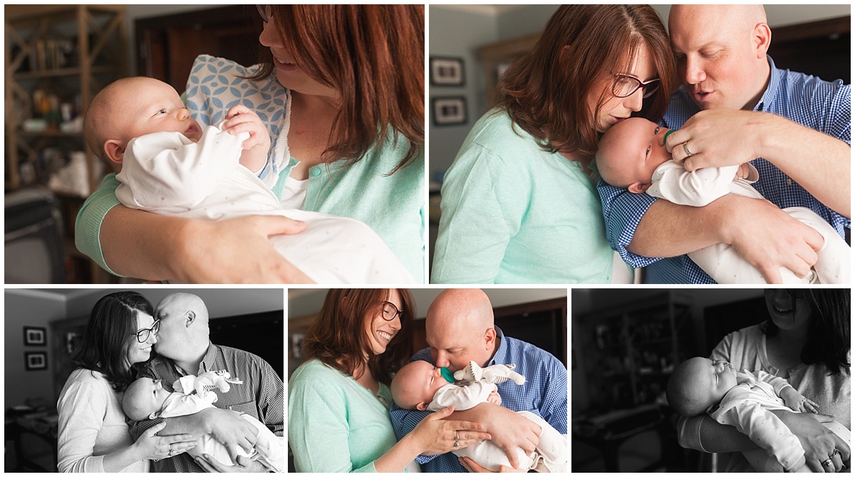 Neyssa Lee Photography, Snoqualmie Newborn Photographer, Seattle, family of 5, parents with newborn baby