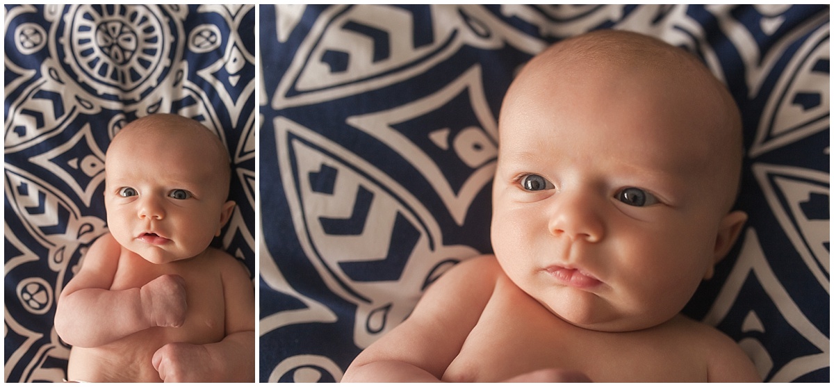 Neyssa Lee Photography, Snoqualmie Newborn Photographer, Seattle, wide eyed baby boy