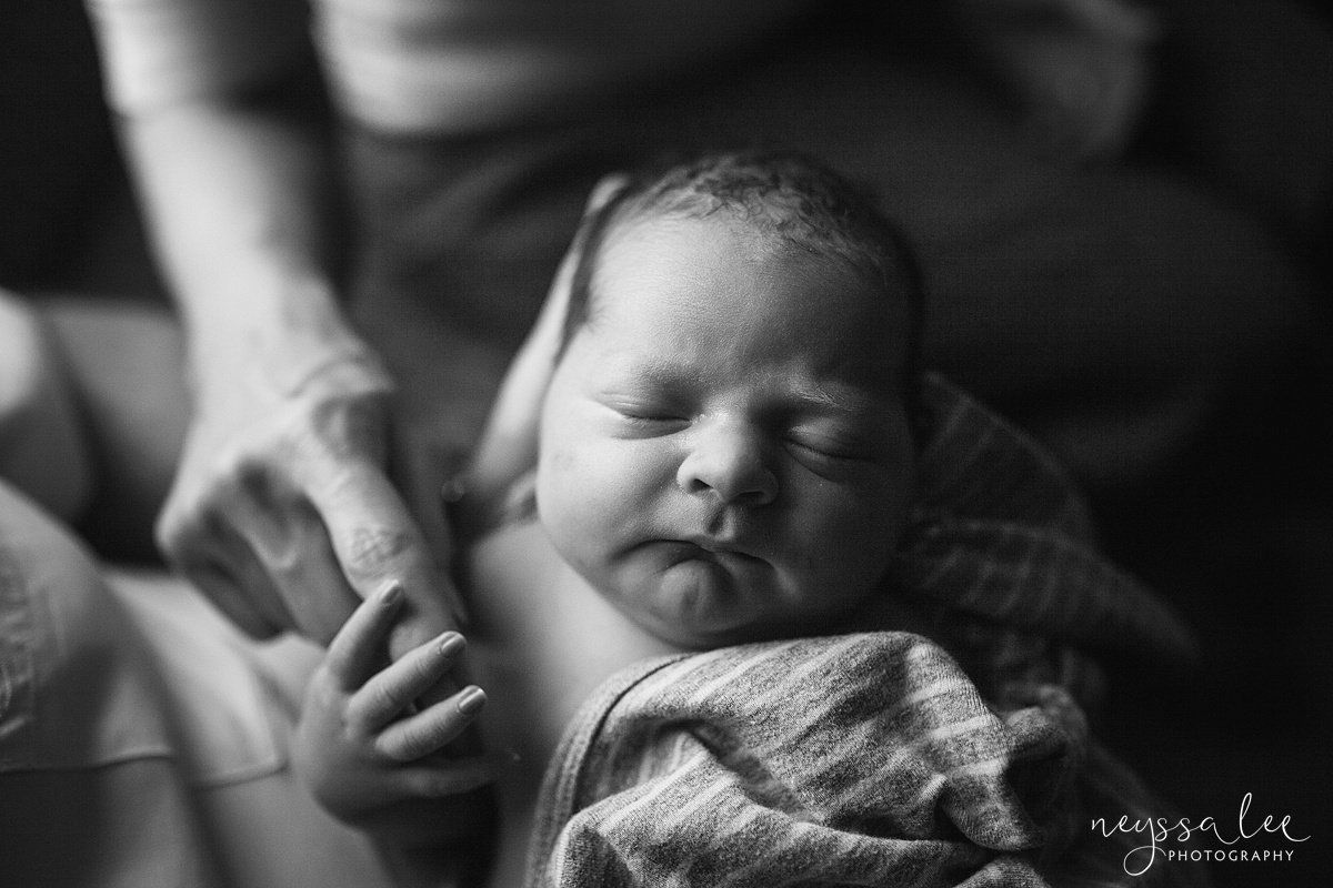 unsure of fresh 48 photos, issaquah fresh 48 photographer, Neyssa Lee Photography, Grandparents with newborn baby