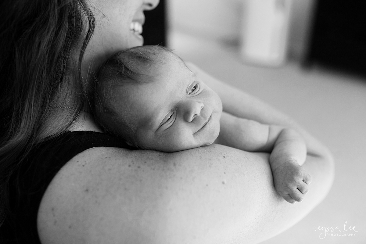 Snoqualmie newborn photographer, Neyssa Lee Photography, Seattle Newborn Photography, sleeping newborn baby