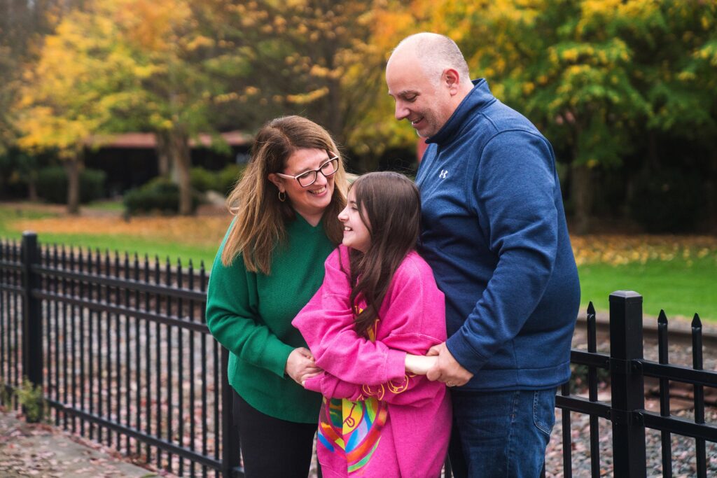 Downtown snoqualmie fall family photo session