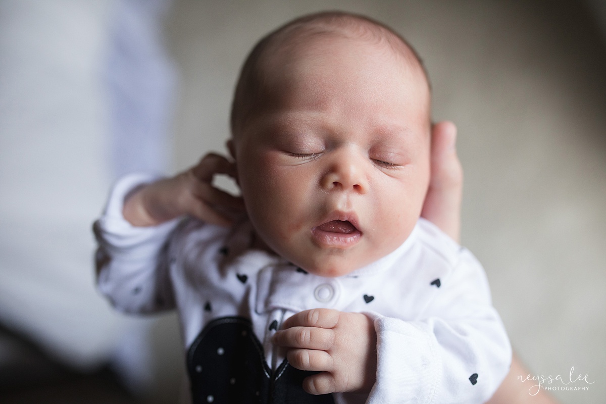 Neyssa Lee Photography, Seattle Newborn Photographer,  Newborn Photo Session Experience, Photo of sleeping newborn baby girl
