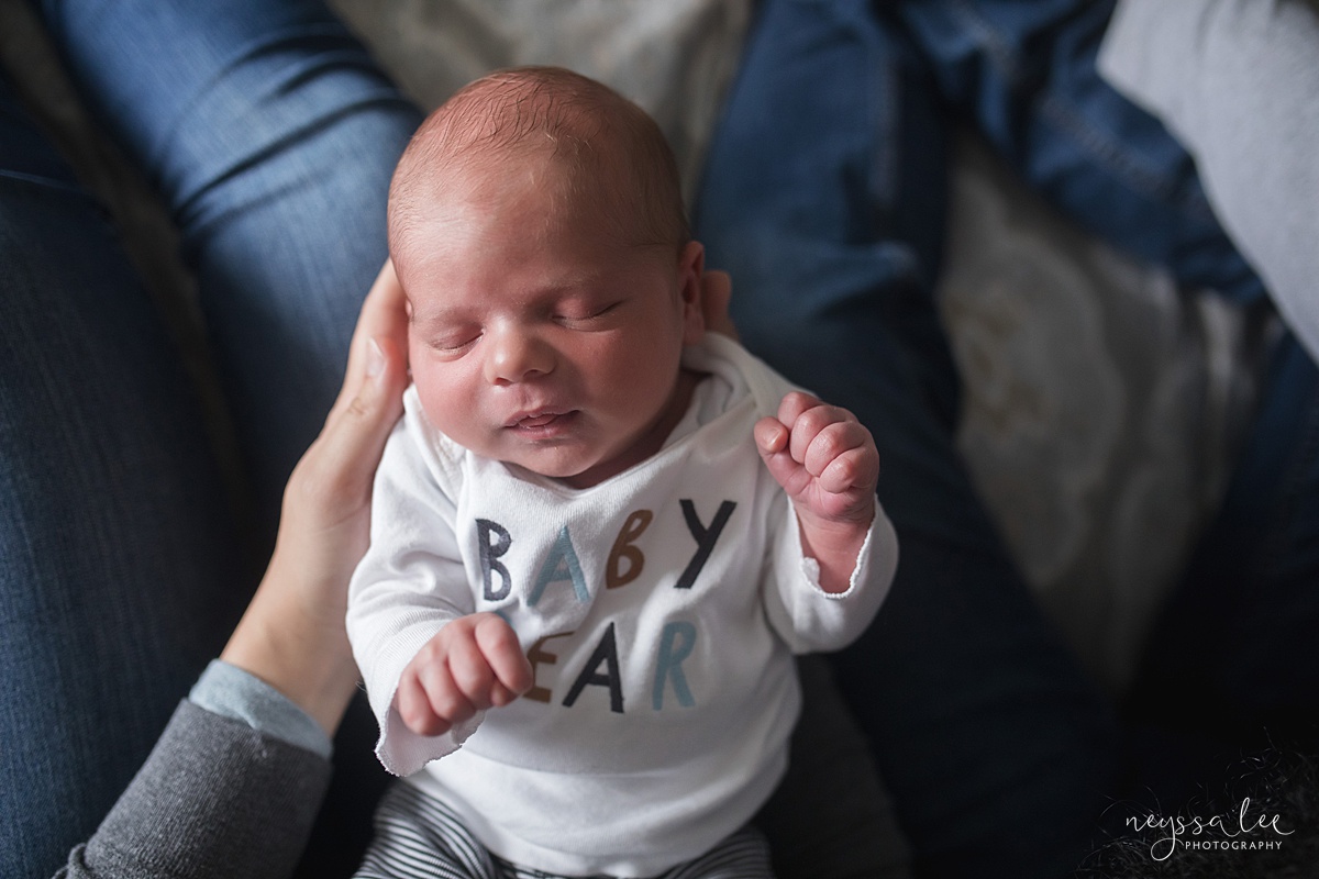 Newborn baby in Mom's hands