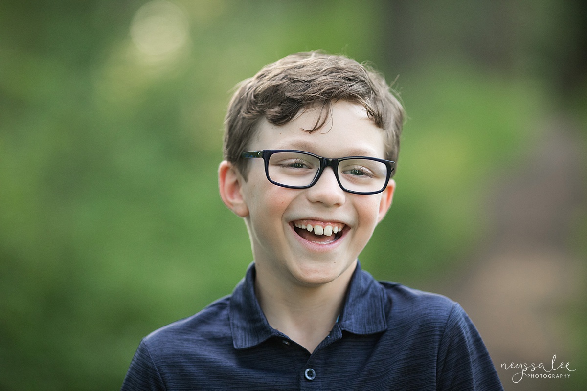 Neyssa Lee Photography, Family Photos with Older Kids, Bellevue Family Photographer, Snoqualmie Family Photography, Portrait of a boy