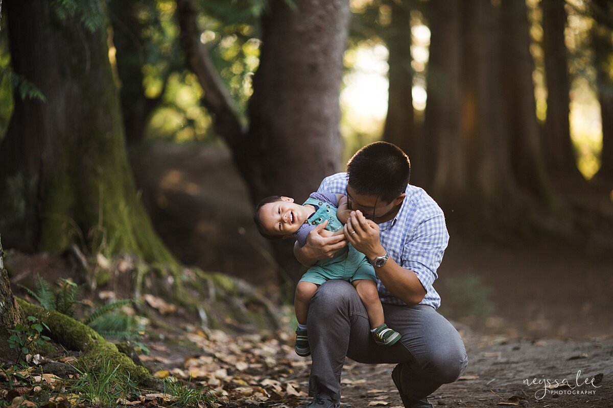 Mini Sessions why or why not, Issaquah Family Photographer, North Bend, Neyssa Lee Photography,  Photo of father and baby boy playing