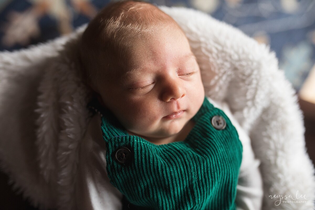 Newborn Photos for Your Fourth Child, Issaquah Newborn Photographer, Snoqualmie newborn photography,  Photo of sleeping newborn baby boy