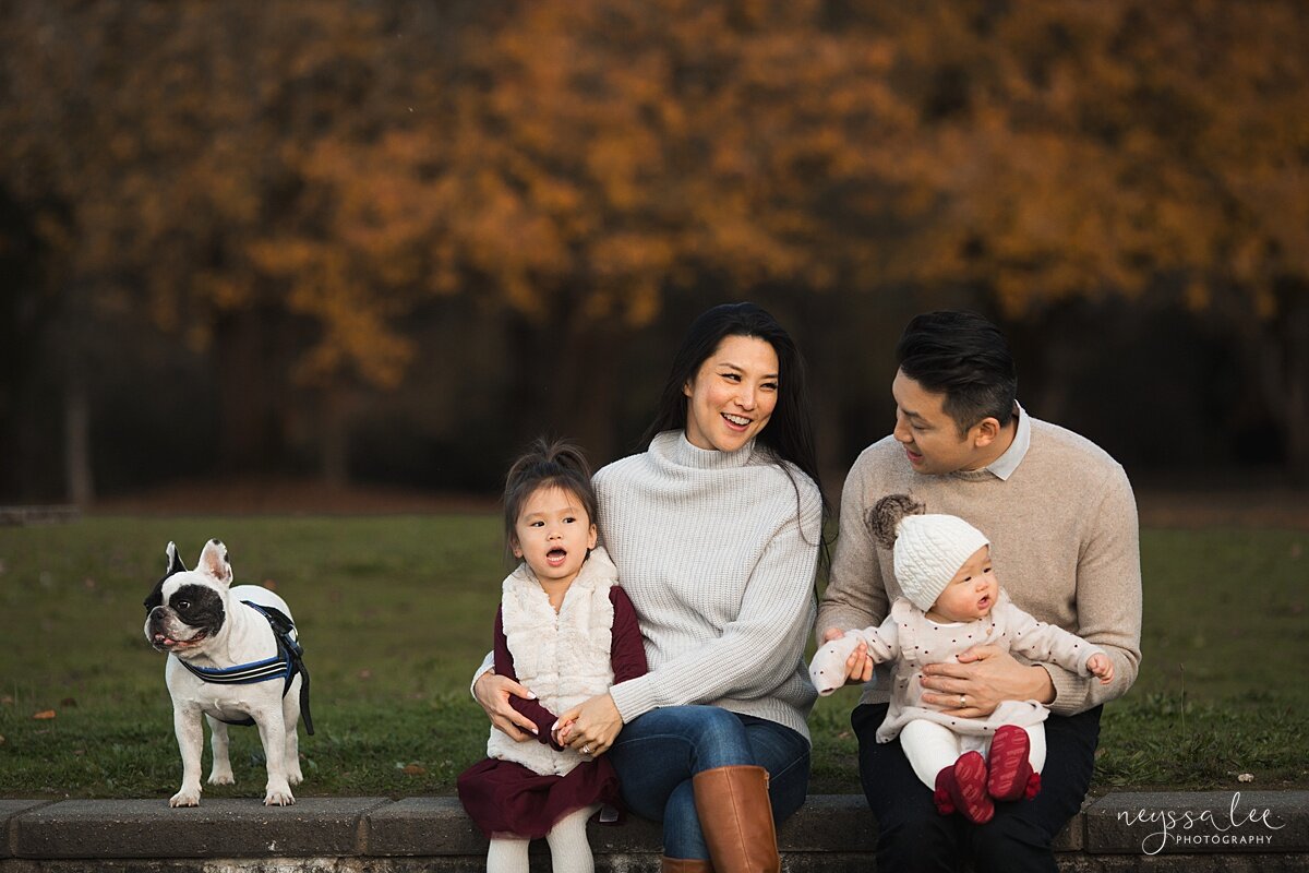 3 Tips for Keeping Baby Warm for Family Photos, Neyssa Lee Photography, Seattle Fall Family Photos,  