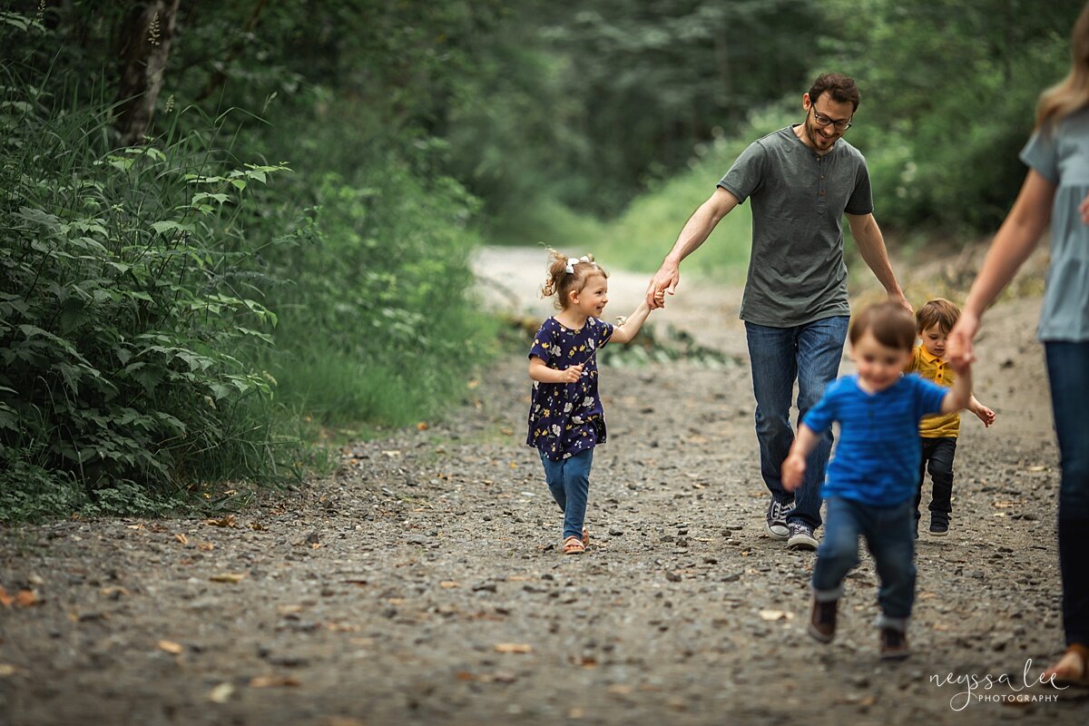 Tips for Beautiful Photos with Young Children, Neyssa Lee Photography, Issaquah Family Photographer, Photo of toddler boy laughing and running