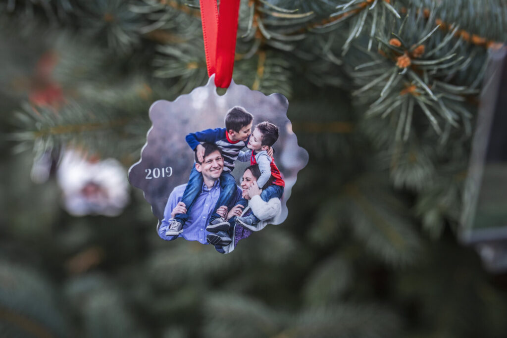 Custom Metal Photo Ornament by Seattle photographer