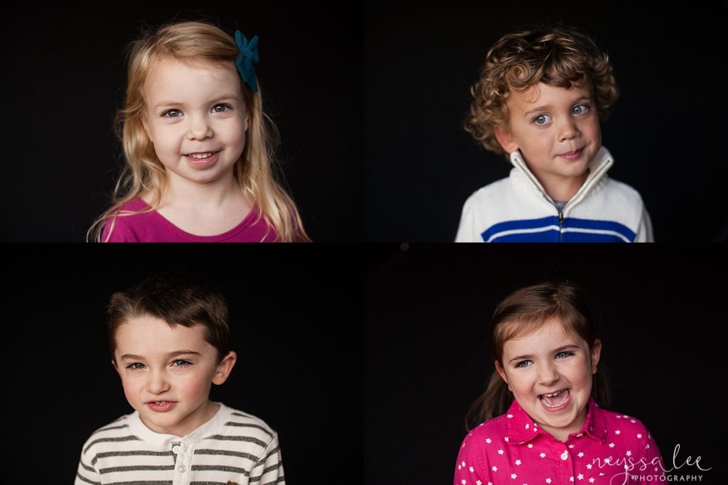 Best age for Children's Portrait Photography, 4 images of kids