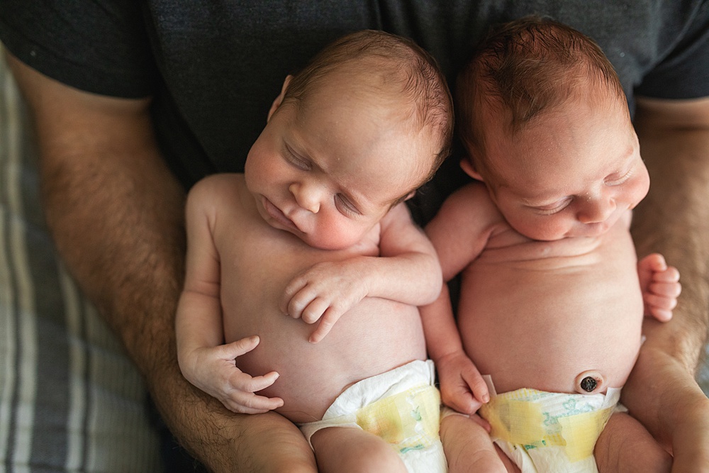 newborn twins, Snoqualmie newborn photos