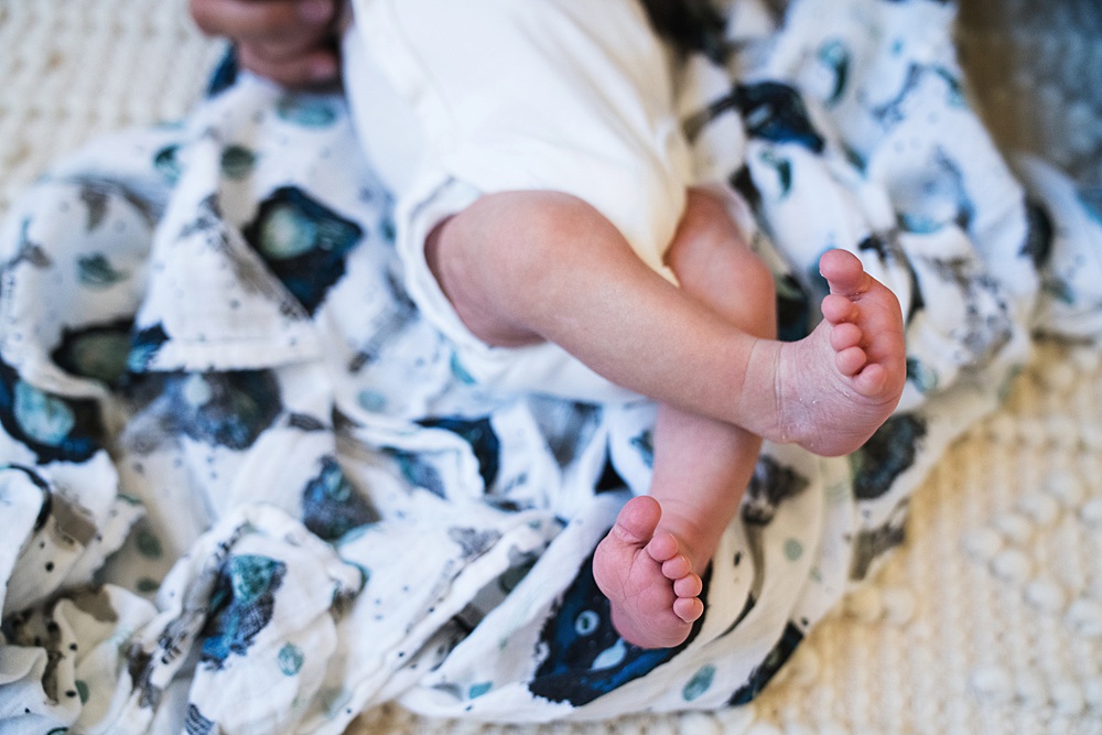 Newborn toes, Seattle Newborn Photography