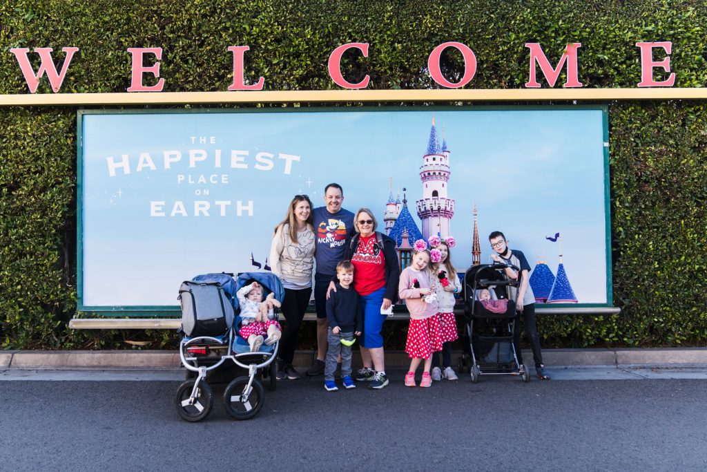 best age for disneyland, family trip to disneyland, large family vacation