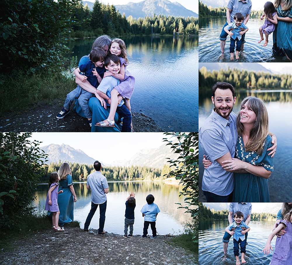 Family photos at Gold Creek Pond by Neyssa Lee Photography