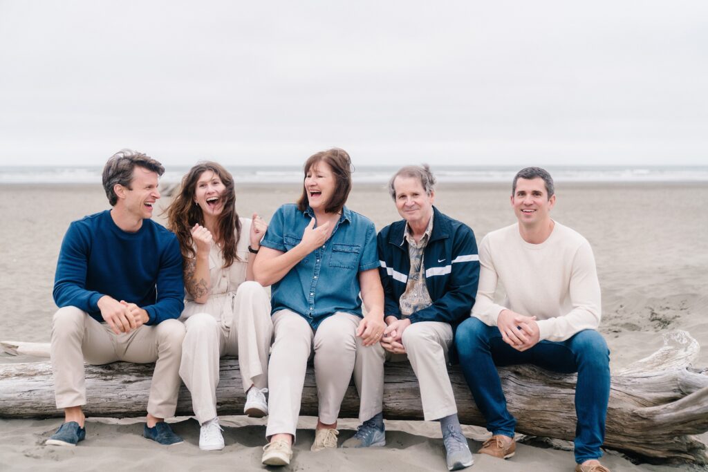 Generational photograph on the beach in Seabrook