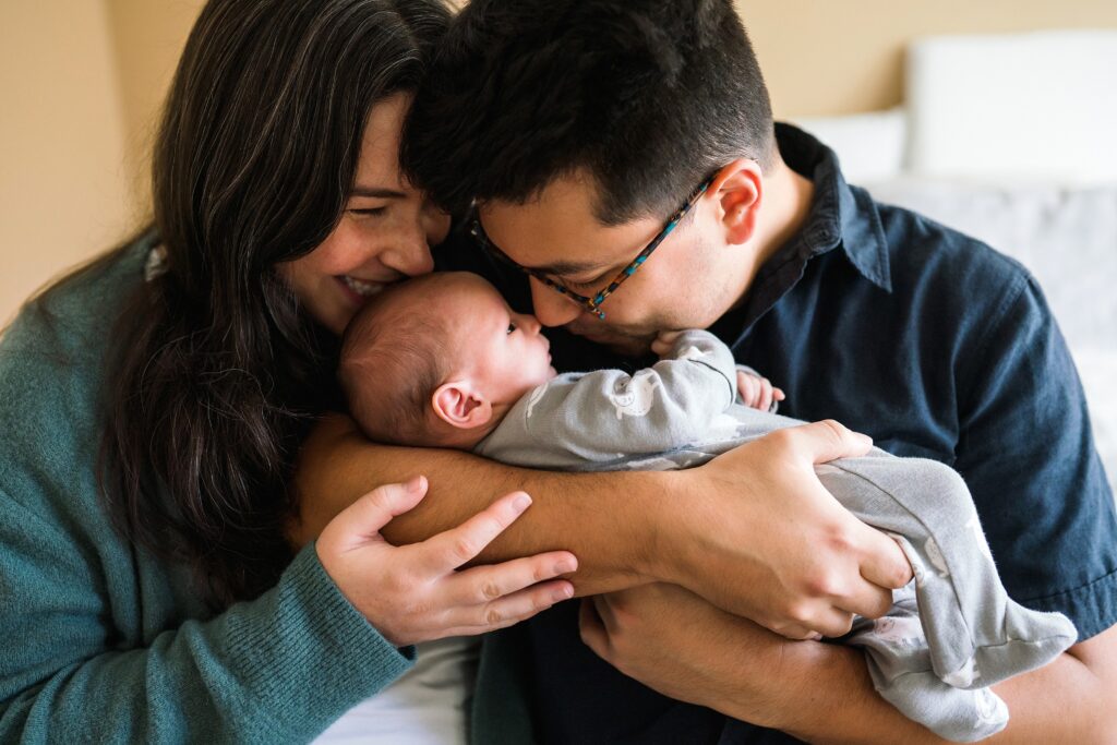 Seattle Family newborn portrait session 